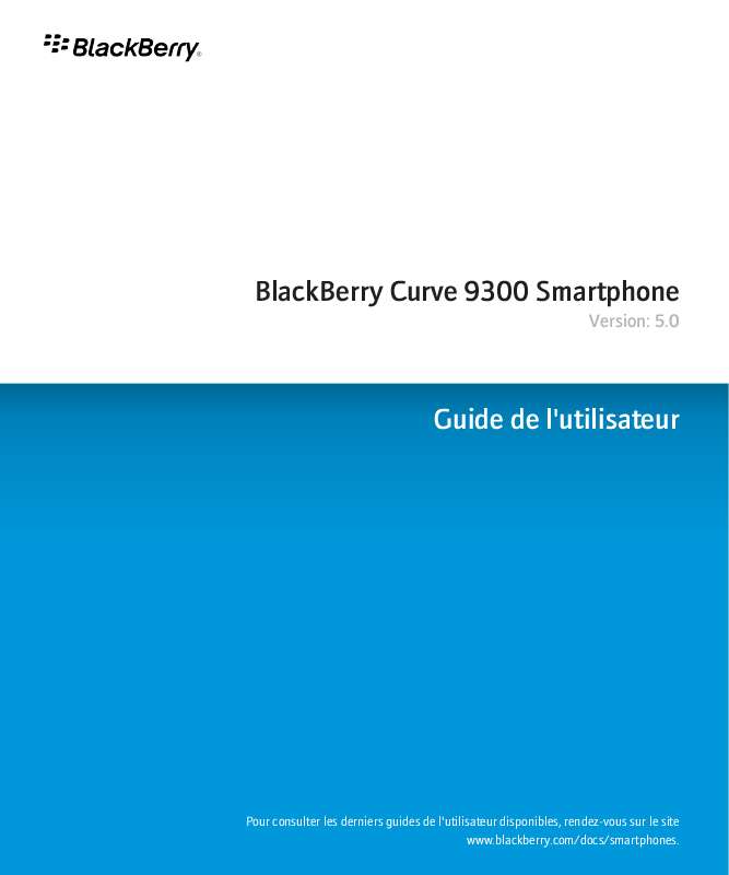 Guide utilisation BLACKBERRY 9300 CURVE  de la marque BLACKBERRY