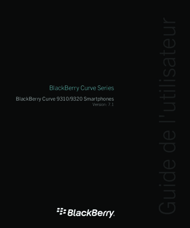 Guide utilisation BLACKBERRY CURVE 9310  de la marque BLACKBERRY