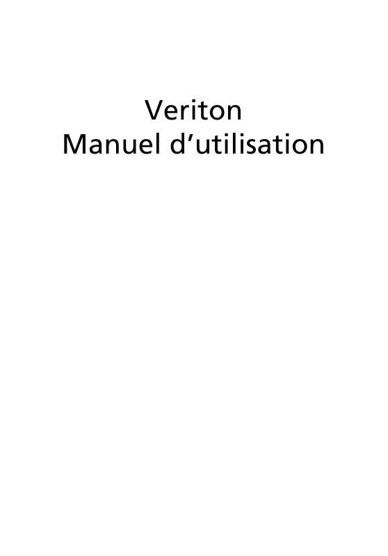 Guide utilisation ACER VERITON M661  de la marque ACER