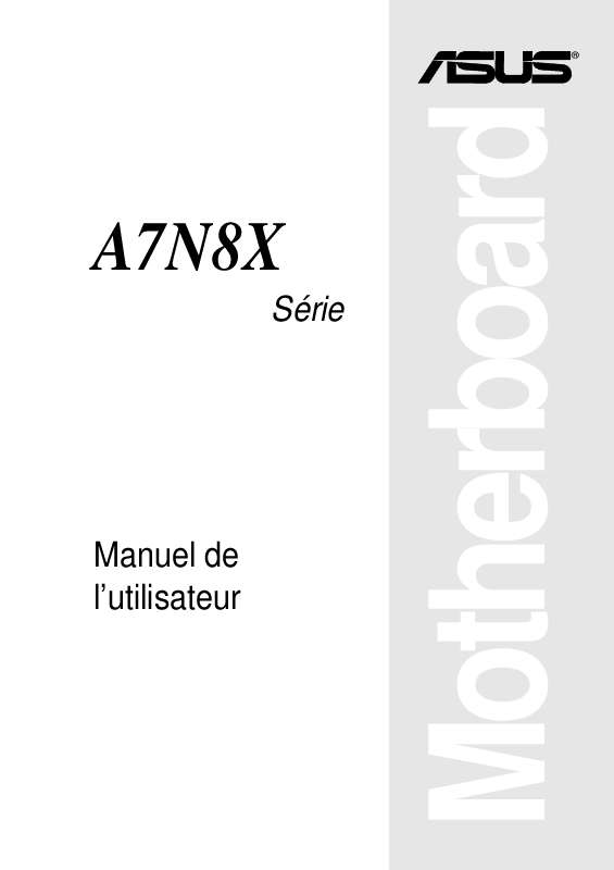 Guide utilisation ASUS A7N8X DELUXE  de la marque ASUS