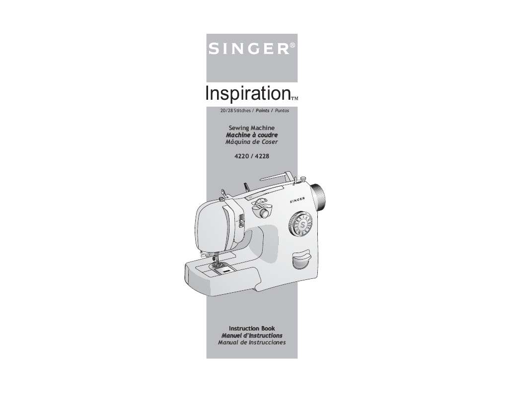 Guide utilisation SINGER 4228  de la marque SINGER