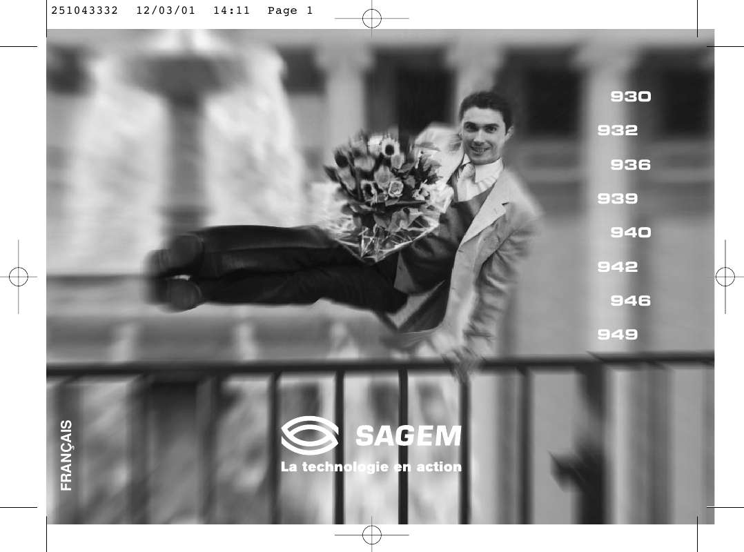 Guide utilisation SAGEM 93X  de la marque SAGEM