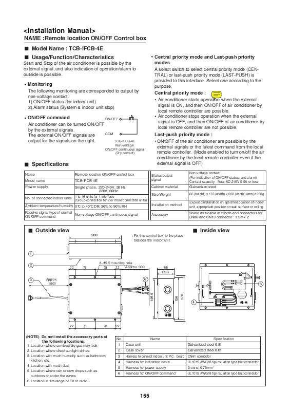 Guide utilisation TOSHIBA TCB-IFCB-4E  de la marque TOSHIBA