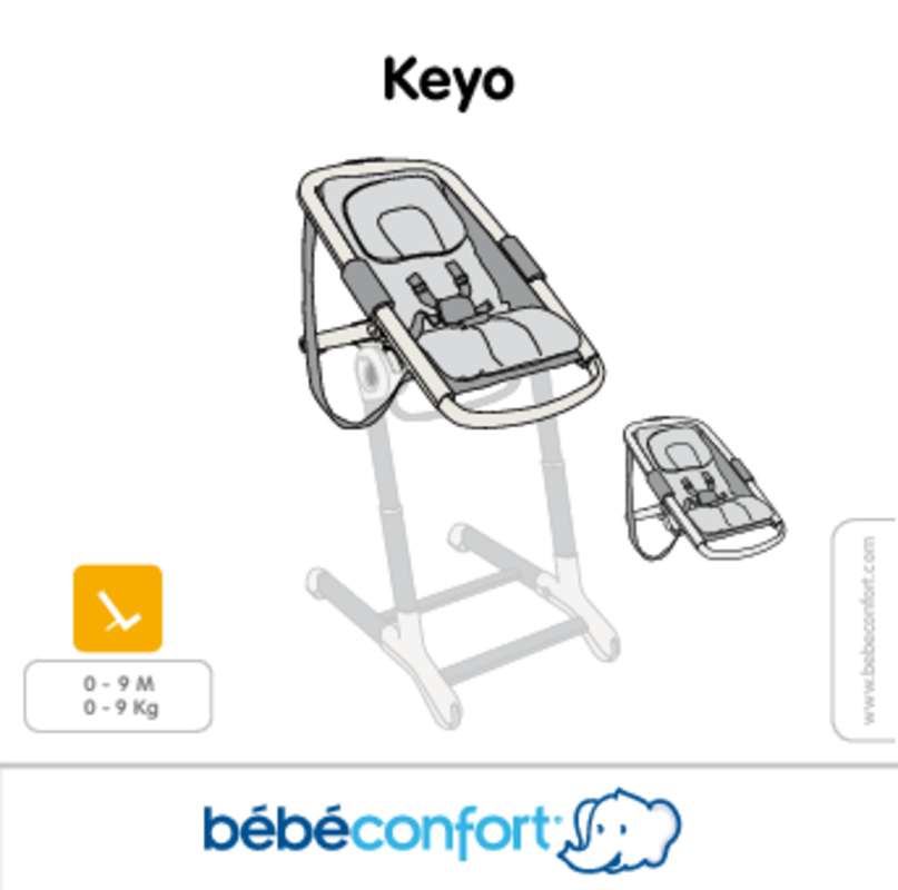 Chaise haute + transat bébéconfort Keyo : démo 😉