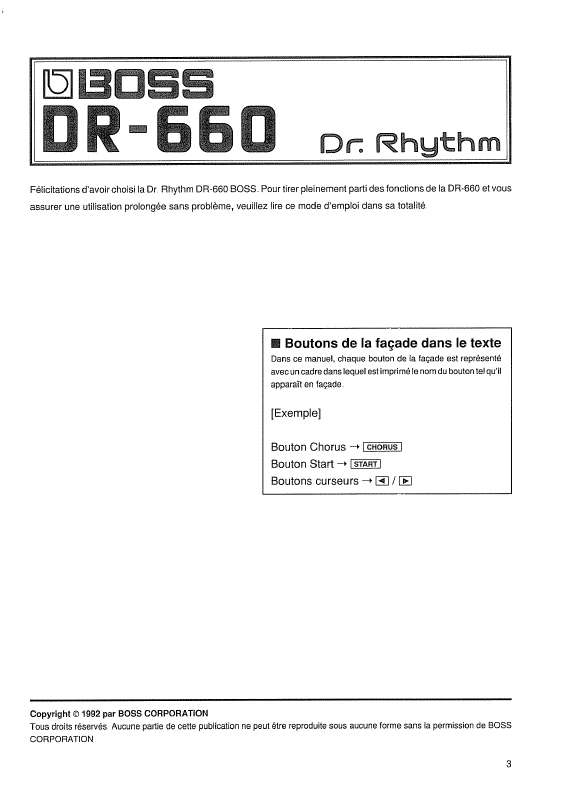 Guide utilisation  ROLAND DR-660  de la marque ROLAND