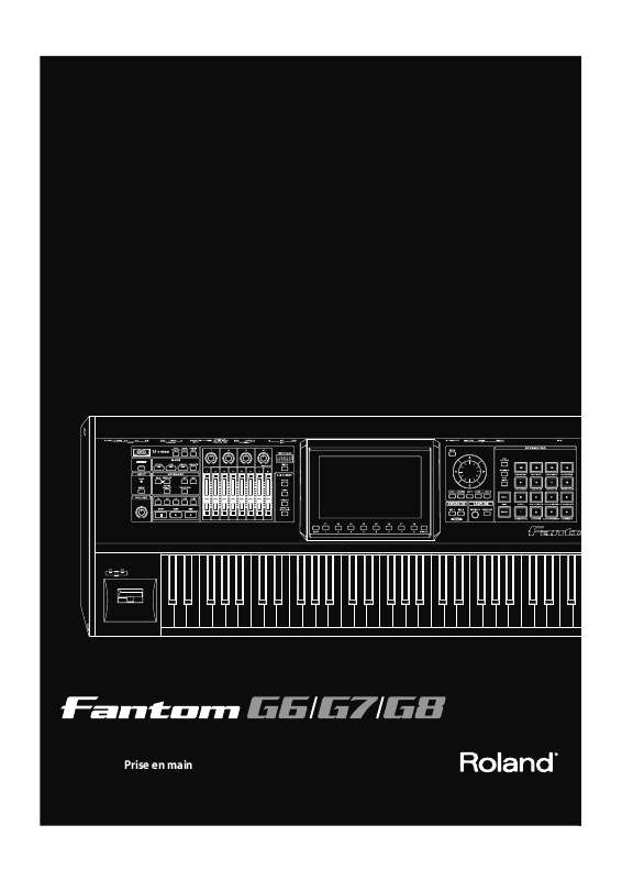 Guide utilisation  ROLAND FANTOM G8  de la marque ROLAND