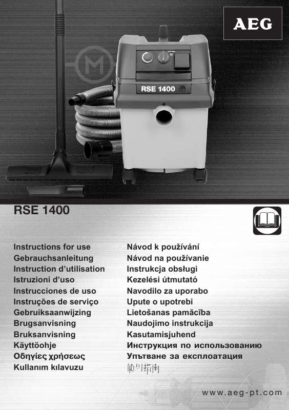 Guide utilisation  AEG RSE 1400  de la marque AEG