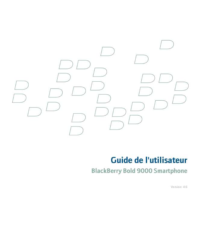 Guide utilisation BLACKBERRY BOLD 9000  de la marque BLACKBERRY