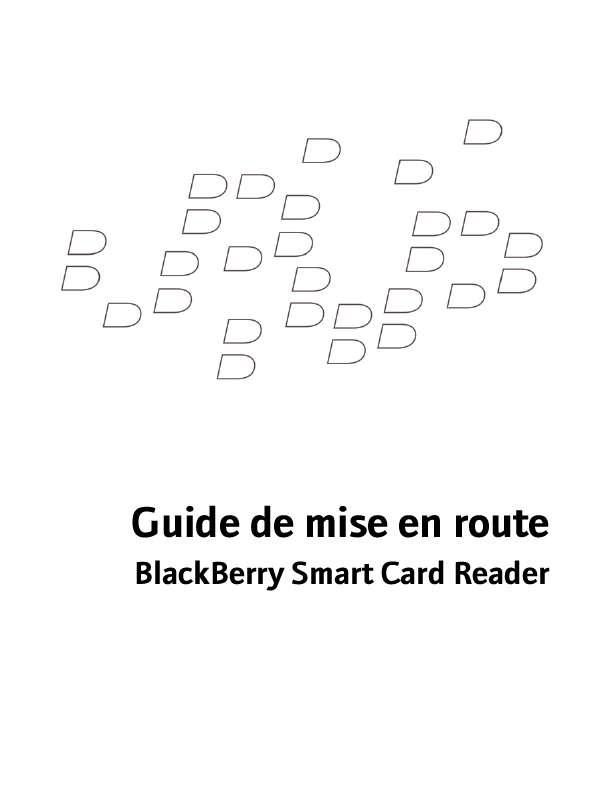 Guide utilisation BLACKBERRY SMART CARD READER  de la marque BLACKBERRY