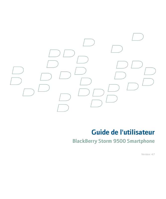 Guide utilisation BLACKBERRY STORM 9500  de la marque BLACKBERRY