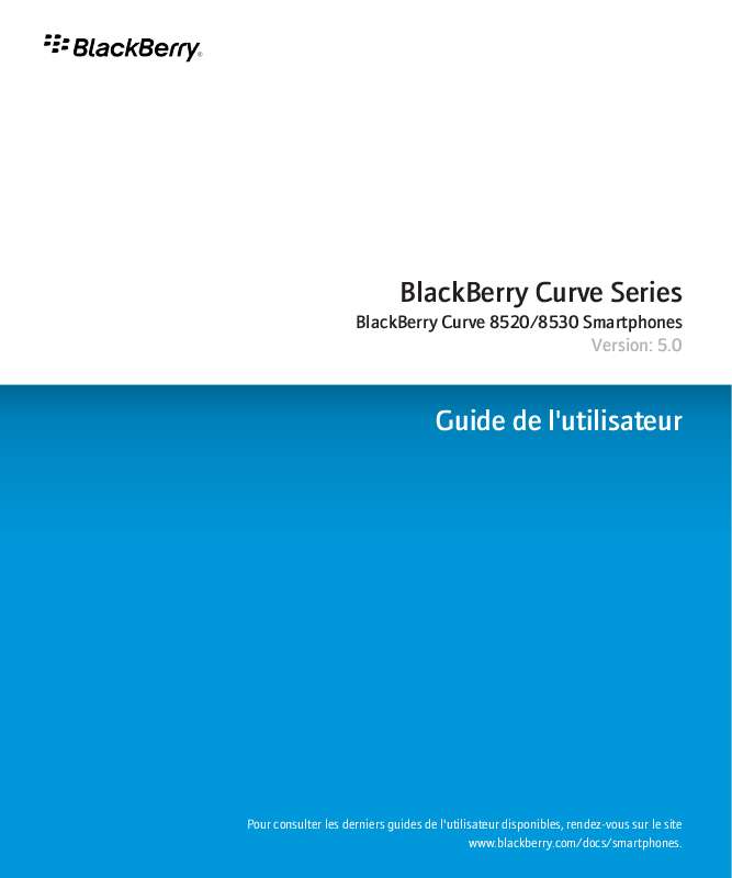 Guide utilisation BLACKBERRY CURVE 8520  de la marque BLACKBERRY