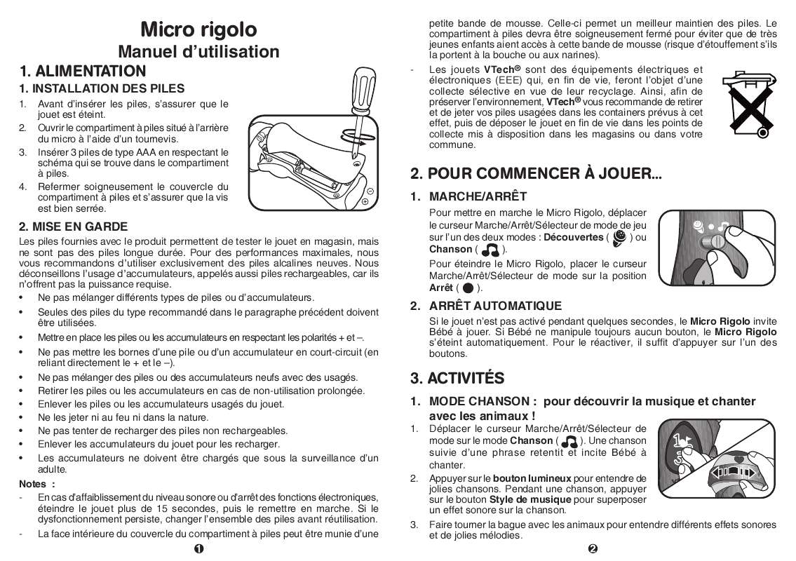 Micro rigolo - Vtech - Autres