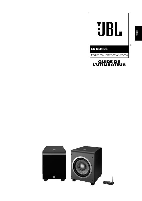 Guide utilisation  JBL ES250P (220-240V)  de la marque JBL