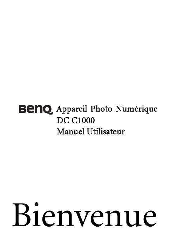 Guide utilisation BENQ C1000  de la marque BENQ