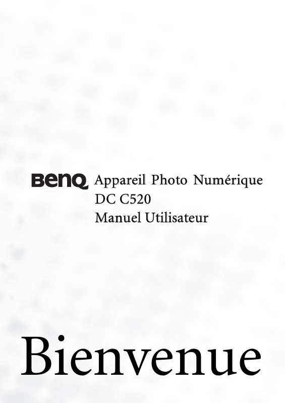 Guide utilisation BENQ C520  de la marque BENQ