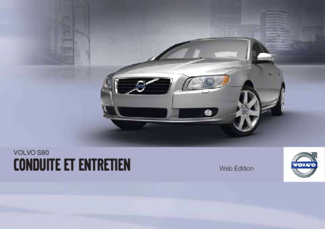 Guide utilisation VOLVO S80  de la marque VOLVO