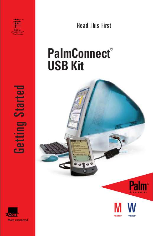 Guide utilisation PALM CONNECT USB KIT  de la marque PALM