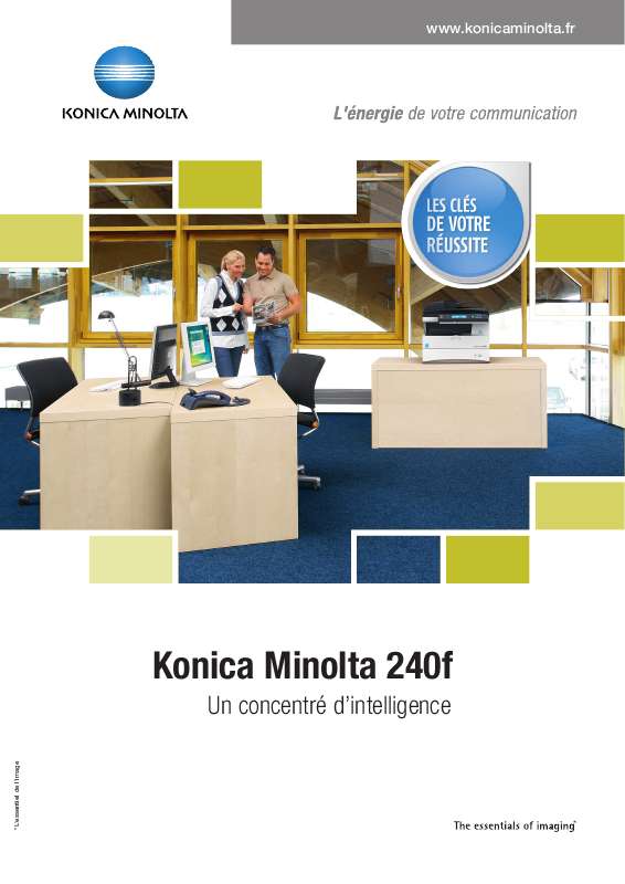 Guide utilisation KONICA 240F  de la marque KONICA