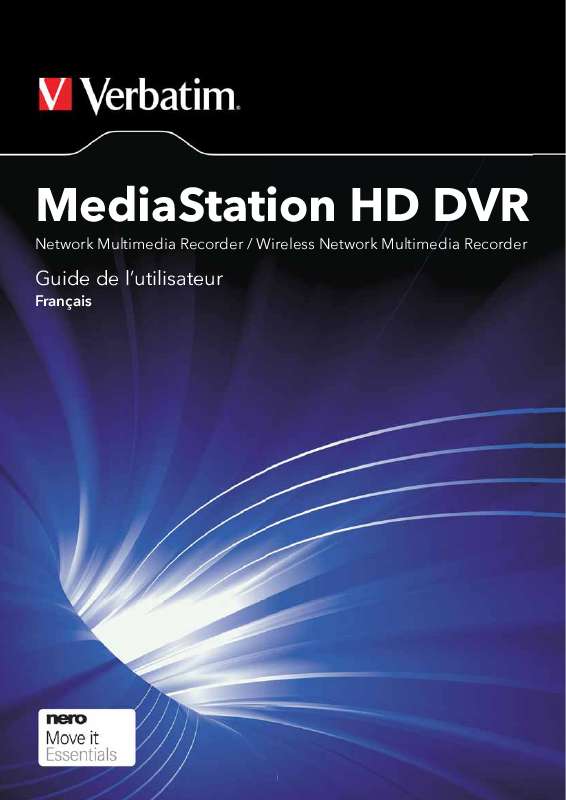 Guide utilisation VERBATIM MEDIASTATION HD DVR  de la marque VERBATIM