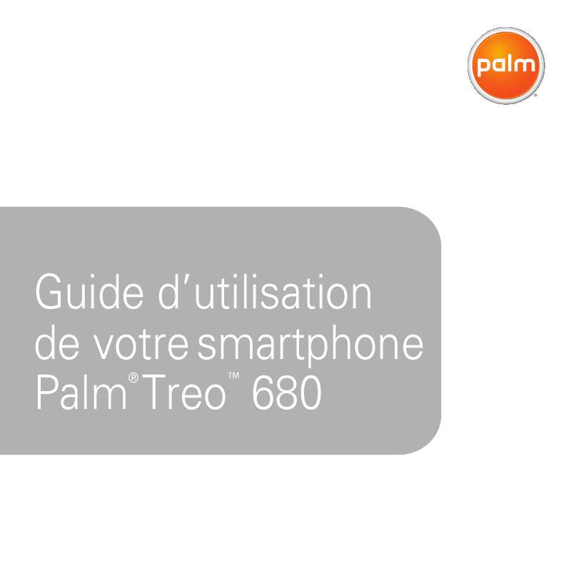 Guide utilisation PALM TREO 680  de la marque PALM