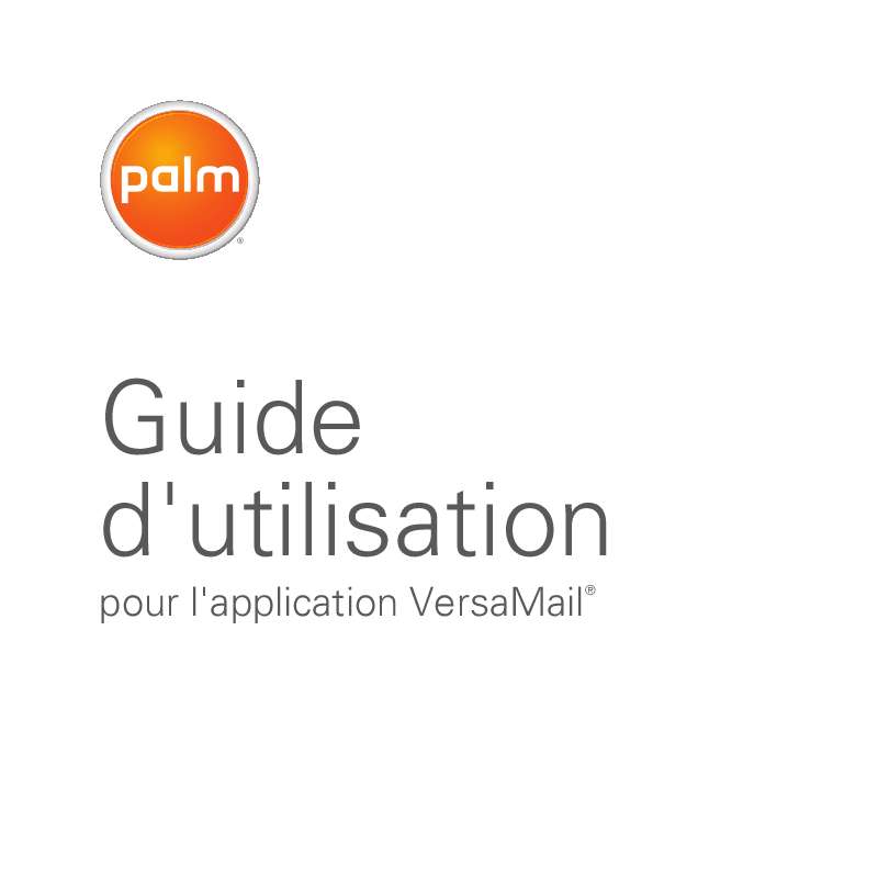 Guide utilisation PALM VERSAMAIL  de la marque PALM
