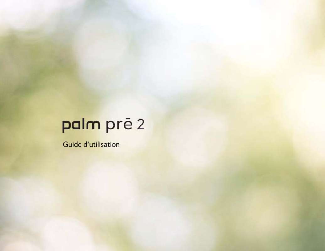 Guide utilisation PALM PRE 2  de la marque PALM