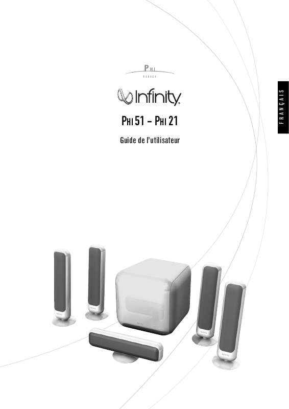 Guide utilisation INFINITY PHI 51  de la marque INFINITY