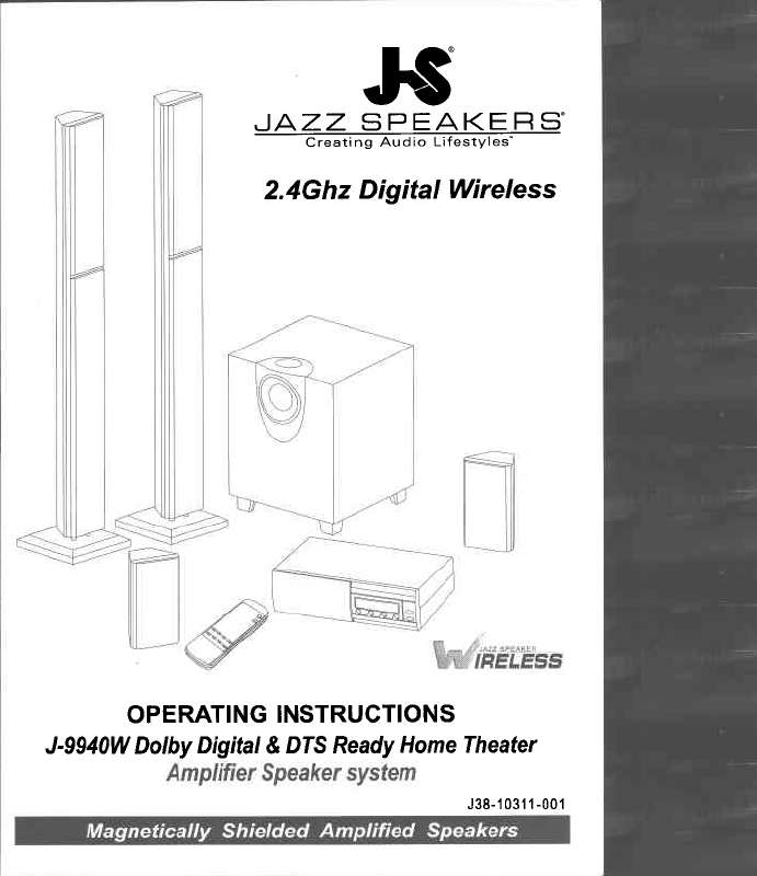 Guide utilisation  JAZZ SPEAKERS J-9940W  de la marque JAZZ SPEAKERS
