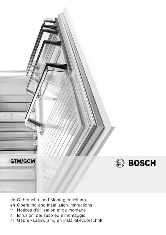 Guide utilisation BOSCH GCM 24AW20/01 de la marque BOSCH