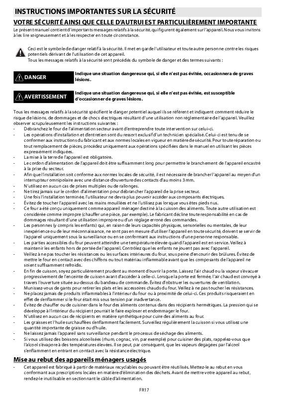Guide utilisation WHIRLPOOL AKZM 756/WH  - TABLEAU DE PROGRAMMES de la marque WHIRLPOOL