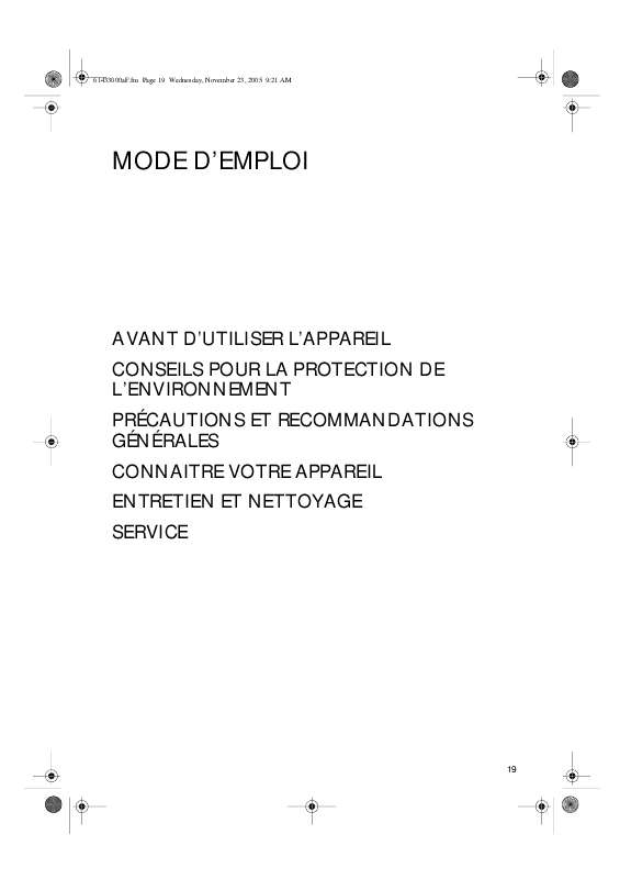 Guide utilisation WHIRLPOOL LPR 150/2  - MODE D'EMPLOI de la marque WHIRLPOOL