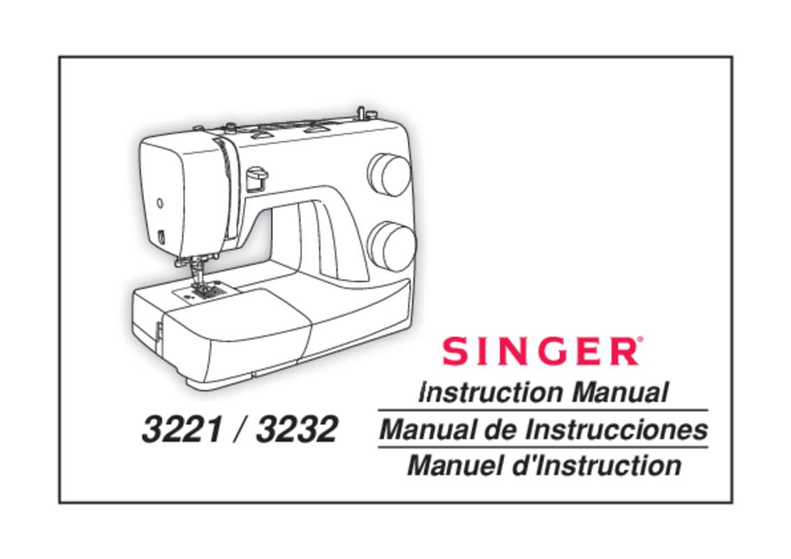 Guide utilisation SINGER 3232 MECANIQUE  de la marque SINGER