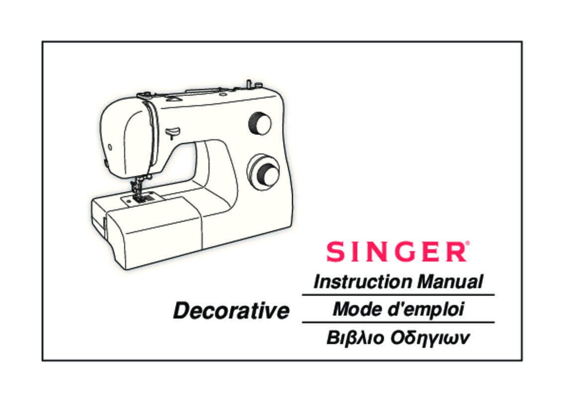 Guide utilisation SINGER DECORATIVE 042300DECO  de la marque SINGER