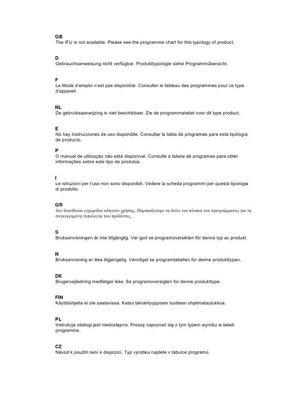 Guide utilisation WHIRLPOOL ACM 706/NE  - MODE D'EMPLOI de la marque WHIRLPOOL