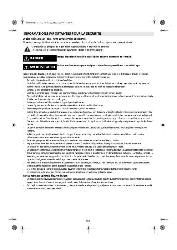 Guide utilisation WHIRLPOOL ACM 740/NE  - MODE D'EMPLOI de la marque WHIRLPOOL