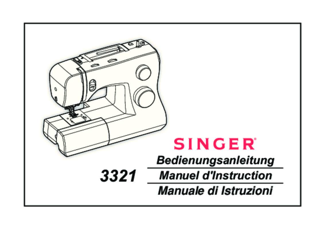 Guide utilisation SINGER 3321  de la marque SINGER