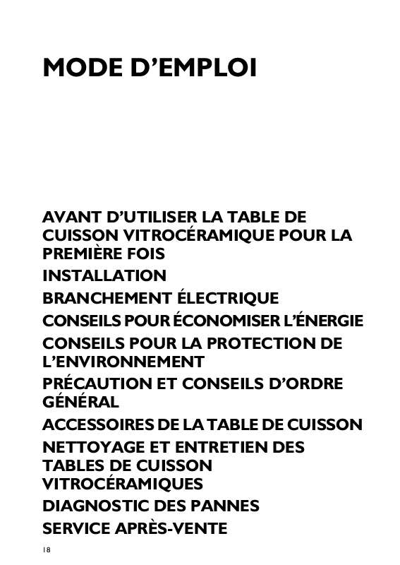 Guide utilisation WHIRLPOOL AKT 810/NE  - MODE D'EMPLOI de la marque WHIRLPOOL