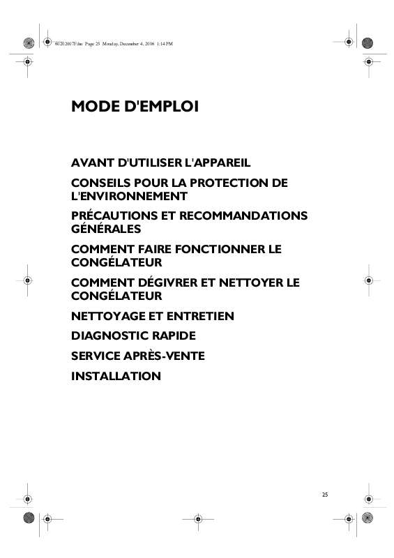 Guide utilisation WHIRLPOOL AFB 601/1/BL  - MODE D'EMPLOI de la marque WHIRLPOOL