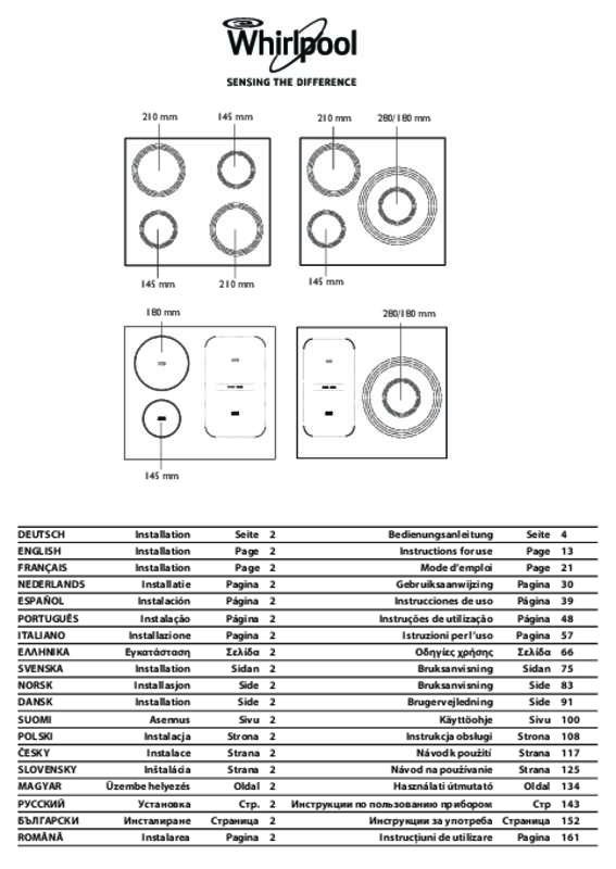 Guide utilisation WHIRLPOOL ACM808NE & ACM 808/NE de la marque WHIRLPOOL