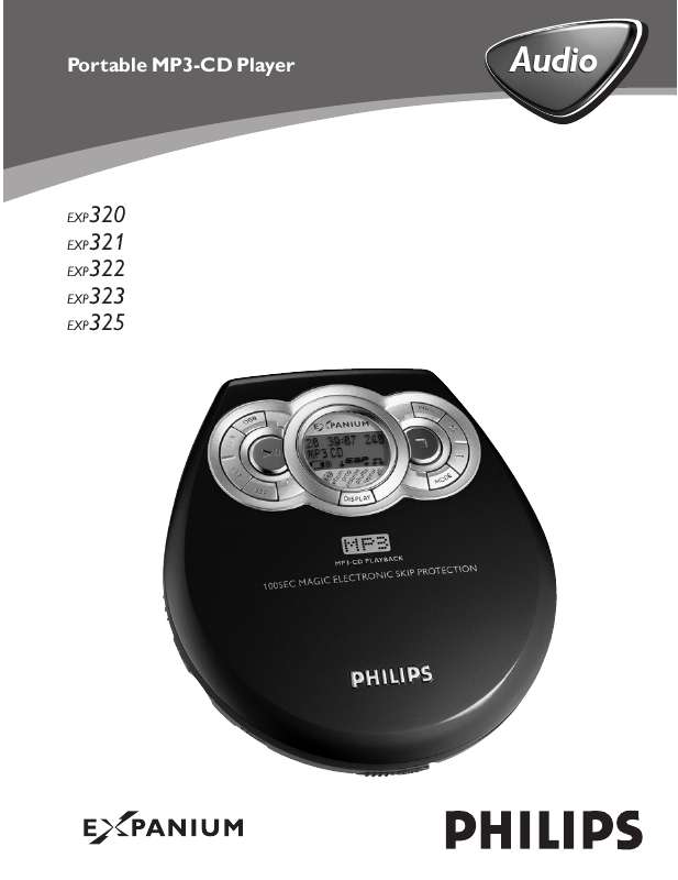 Guide utilisation PHILIPS EXP320/00C  de la marque PHILIPS