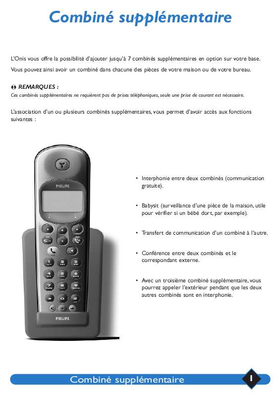 Guide utilisation PHILIPS TD6331/BO051P  de la marque PHILIPS