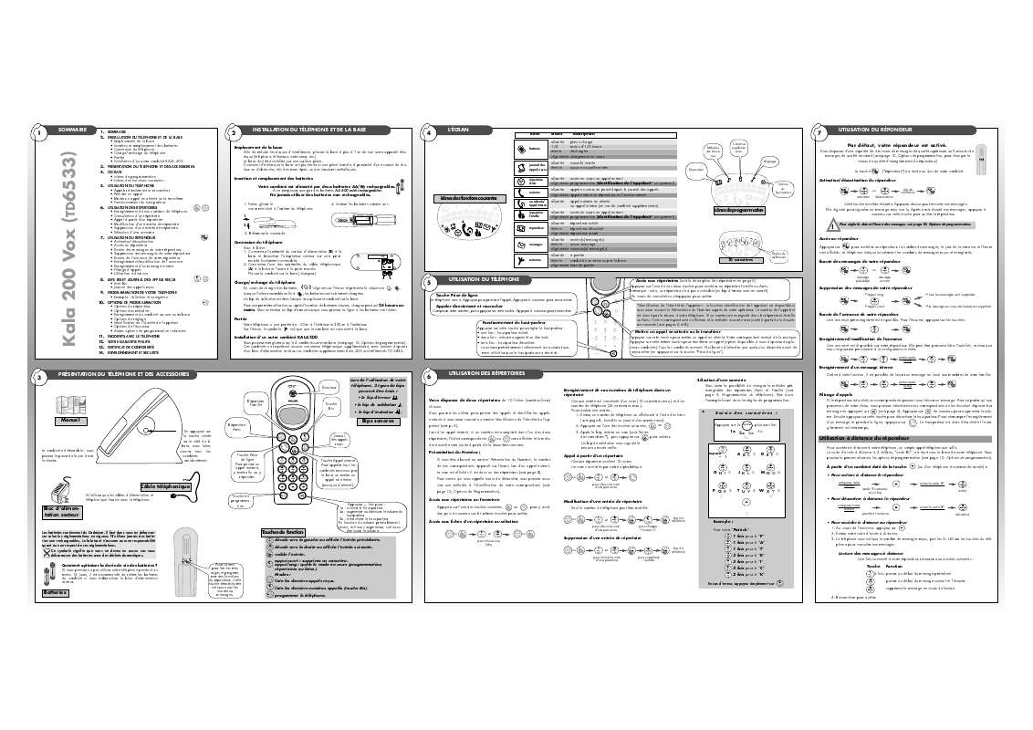 Guide utilisation PHILIPS TD6735/BB021P  de la marque PHILIPS