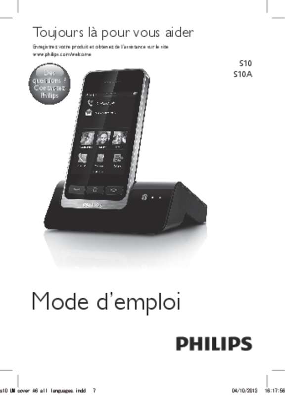 Guide utilisation PHILIPS S10A/34  de la marque PHILIPS