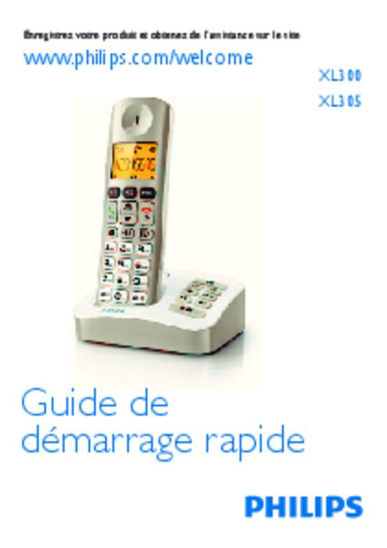 Guide utilisation PHILIPS XL3002C/FR  de la marque PHILIPS