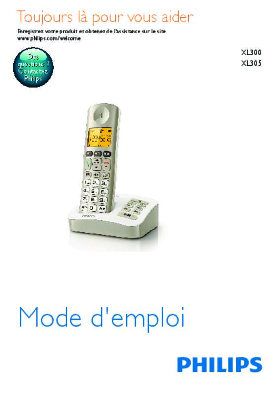 Guide utilisation PHILIPS XL3051C/FR  de la marque PHILIPS