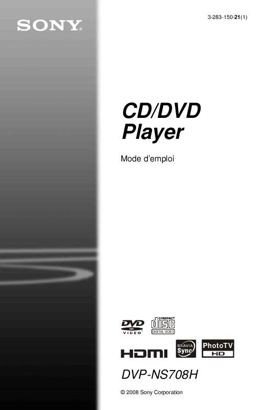 Lecteur DVD Sony dvp-ns708h HDMI