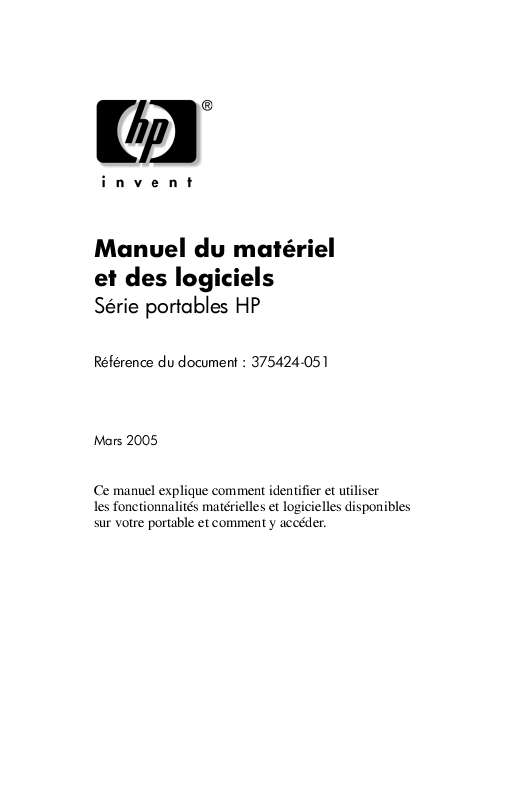 Guide utilisation HP PAVILION DV4046EA  de la marque HP