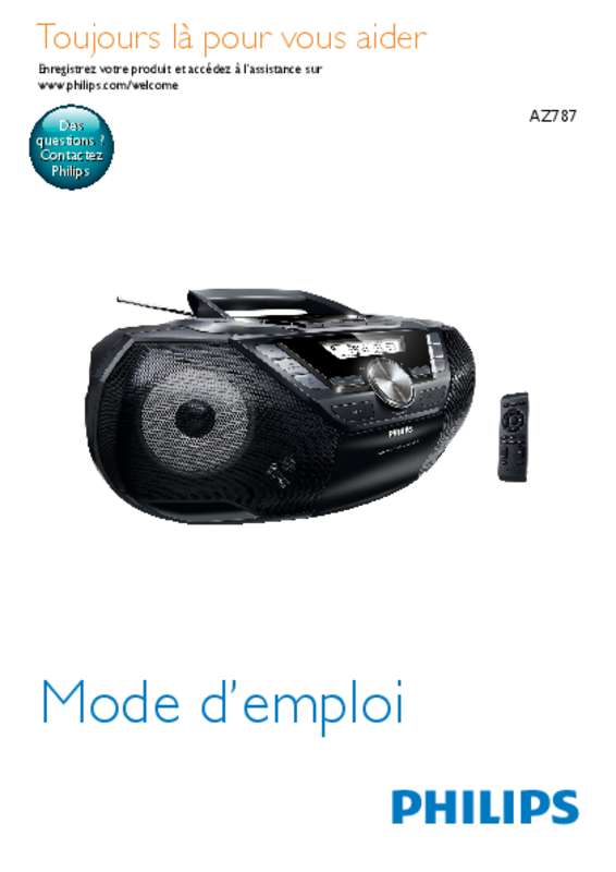 Guide utilisation PHILIPS AZ790  de la marque PHILIPS