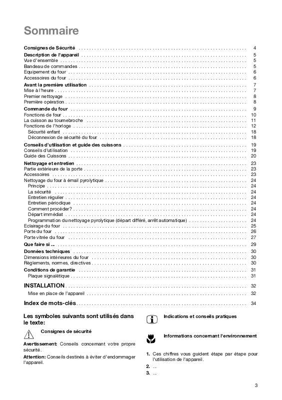 Guide utilisation FAURE FC507X1 FAE CENT.S de la marque FAURE