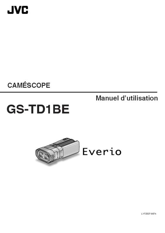 Guide utilisation JVC GS-TD1  de la marque JVC